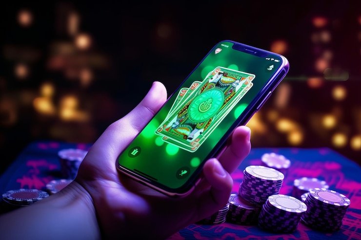 Pengguna mobile membaca informasi bonus